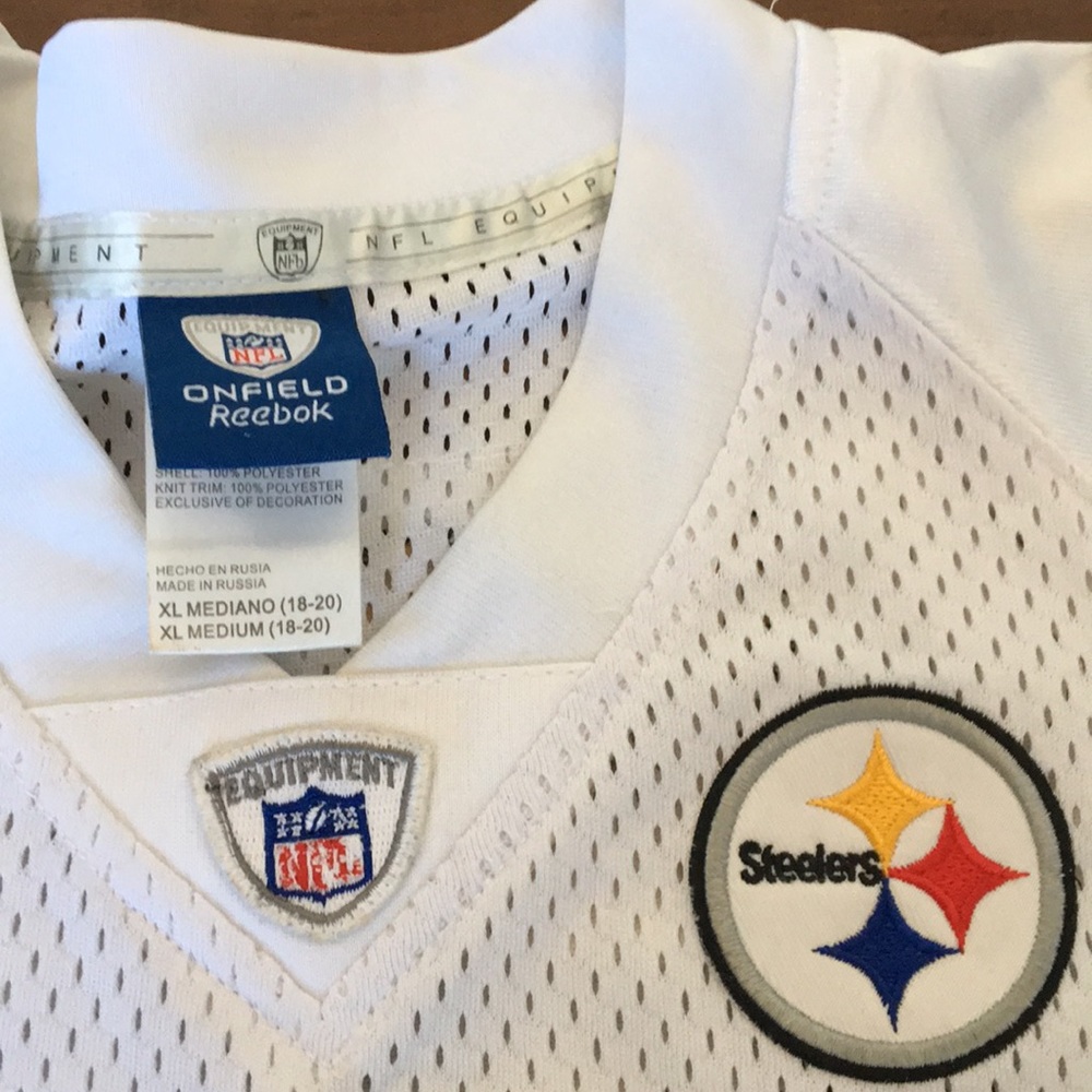 PITTSBURGH STEELERS TROY POLAMALU #43 YOUTH JERSEY - Picture 2 of 5